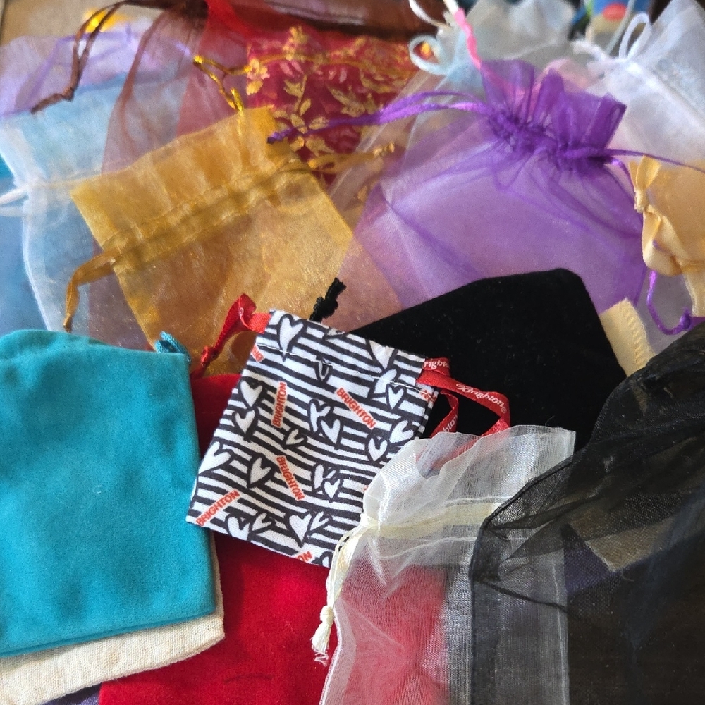 Colorful Drawstring Gift Bags